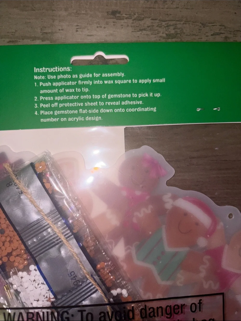 Creative Kids DIY Gingerbread Wreath Christmas Craft Kit New